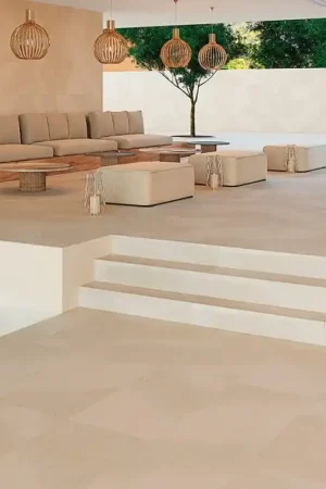 Carrelage Riviera CREAM 60x120cm effet pierre antidérapant Meilleur Choix